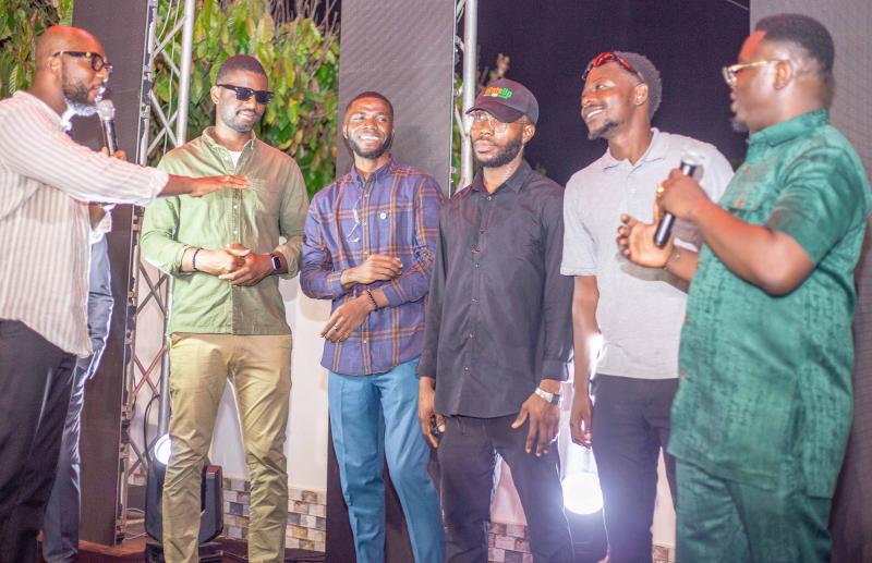 Umar Fofana, Martin Sedem, Lee Ayamga, Harrison Sekyi ,Rev Erskine at  WatsUp TV 10 Years Anniversary