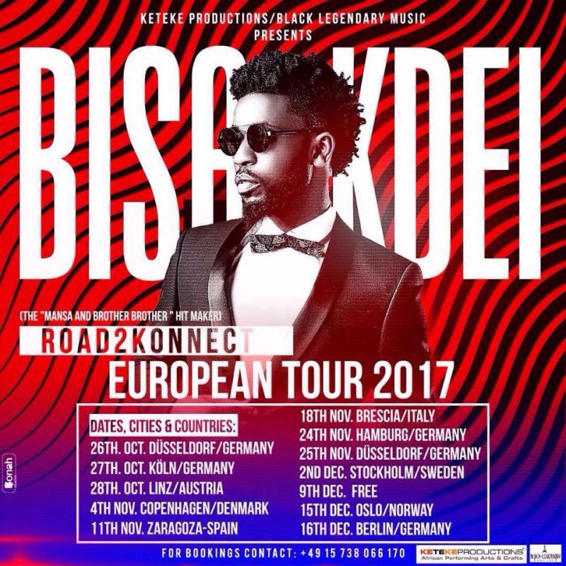 Bisa Kdei kicks off Europe tour