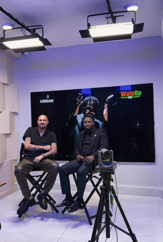 DJ SKY and CEO Of WatsUp TV Abdoulaye Traore 