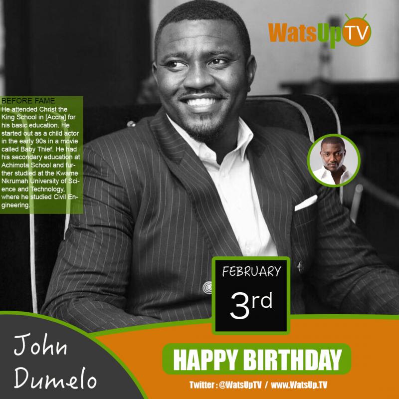 Happy birthday  john dumelo