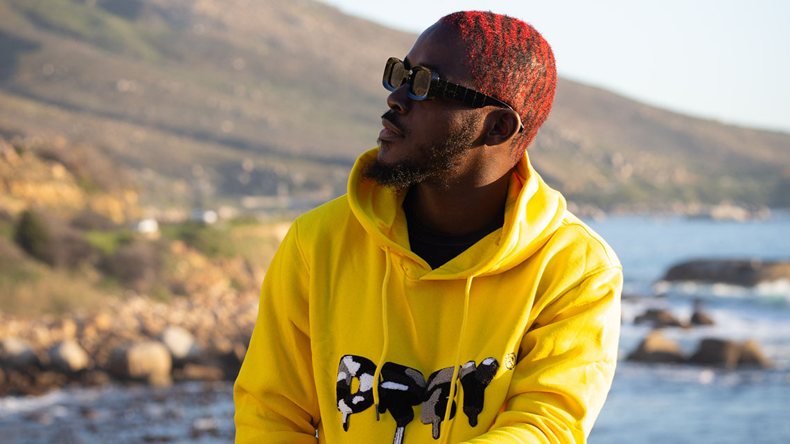 Q spotted in SA, working on a campaign for Luxury Street Wear brand, Drey