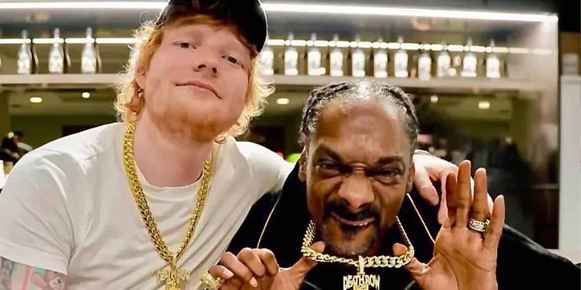 I lost my sight last time I smoked with Snoop Dogg - Ed Sheeran reveals